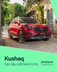 Giá lăn bánh Skoda Kushaq tại Hà Nội bao nhiêu?