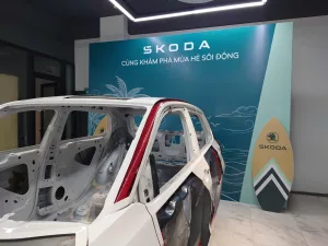 Khung gầm Skoda Kushaq có gì đặc biệt? Giải mã nền tảng MQB và các vùng thép gia cường chịu lực cao