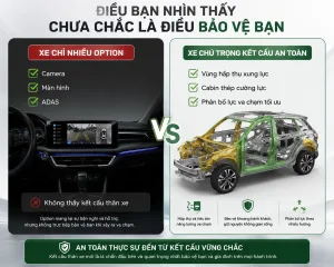 Vùng hấp thụ xung lực hoạt động ra sao? Vì sao đây là yếu tố quyết định sự an toàn của một chiếc ô tô?