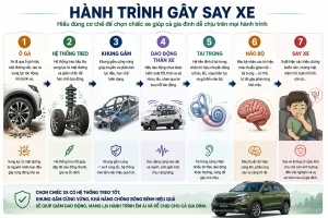 Vì sao trẻ nhỏ dễ say xe hơn người lớn? Cách chọn ô tô giúp giảm say xe cho cả gia đình