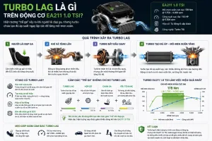 Turbo trên động cơ EA211 1.0 TSI của Skoda Kushaq và Slavia hoạt động thế nào? Giải thích rõ turbo lag và van wastegate