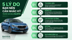 5 lý do không nên mua Skoda Slavia năm 2026